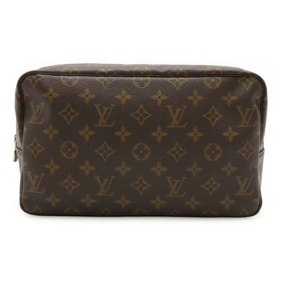 LOUIS VUITTON Brown Monogram Pouch